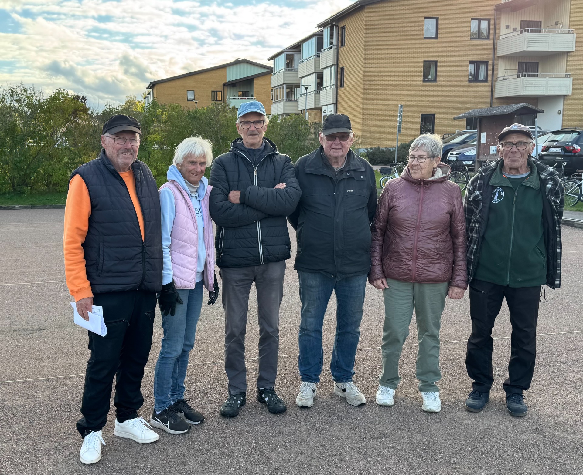 Fr Vänster 3:a Agneta o Kjell. 1:a Alf och Lars och till höger 2:a Kjäll o Anne Marie