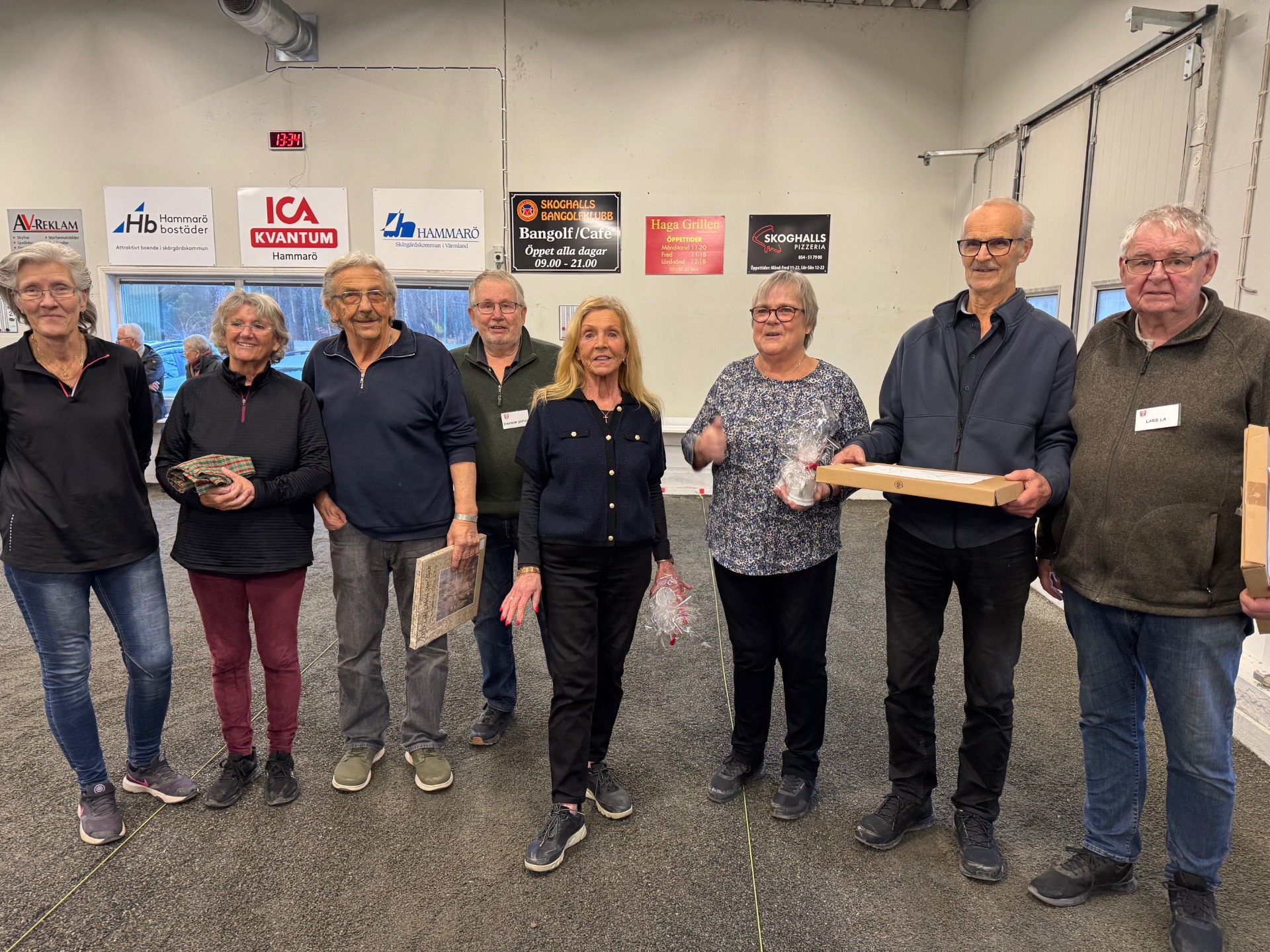 B-Finalen Från Vänster: Klaran 4:a, Forshaga / Hammarö 2:a, Hagen 1:a, Hammarö 3:a.